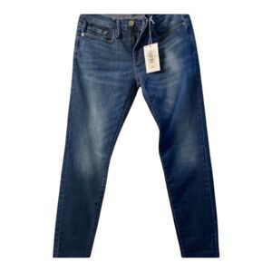 Frame LeGargon Skinny Medium Wash Blue Jeans NEW